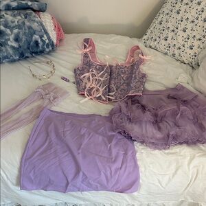 Rapunzel Halloween Costume Set